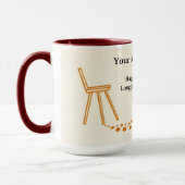 Scone-Krümelpfad-Labyrinth-Liebe Tasse (Links)