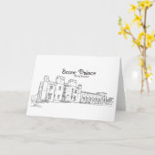 Scone Palace, Perth, Schottland Karte (Gelbe Blume)