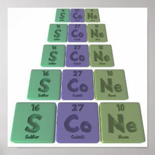 Scone-S-Co-Ne-Sulfur-Cobalt-Neon.png Poster
