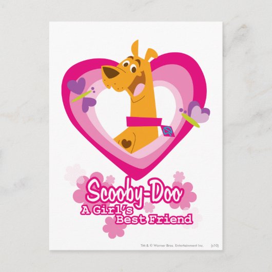 Scooby-Doo A Girl's Best Friend Postkarte (Vorderseite)