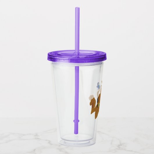 Scooby-Doo Admiring-Blume Acryltrinkbecher (Rechts)