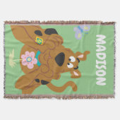 Scooby-Doo Admiring-Blume Decke (Vorderseite)
