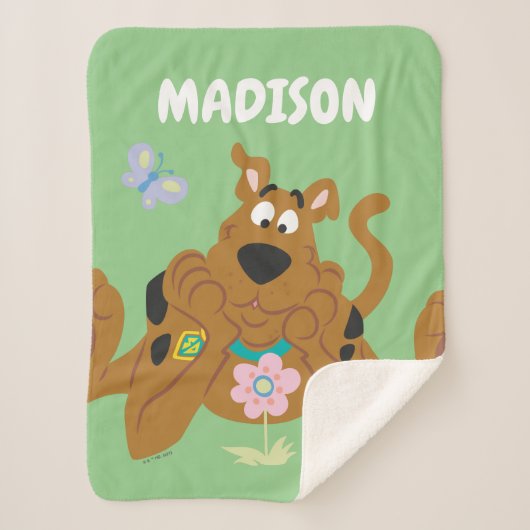 Scooby-Doo Admiring-Blume Sherpadecke (Vorderseite)