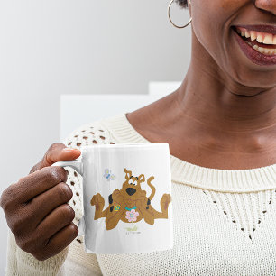 Scooby-Doo Admiring Flower Kaffeetasse