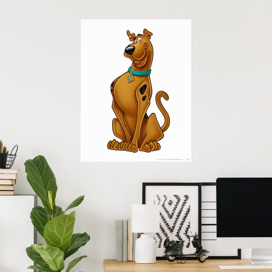 Scooby-Doo Airbrush-Pose Poster (Heimbüro)