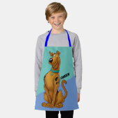 Scooby-Doo Airbrush-Pose Schürze (Getragen)