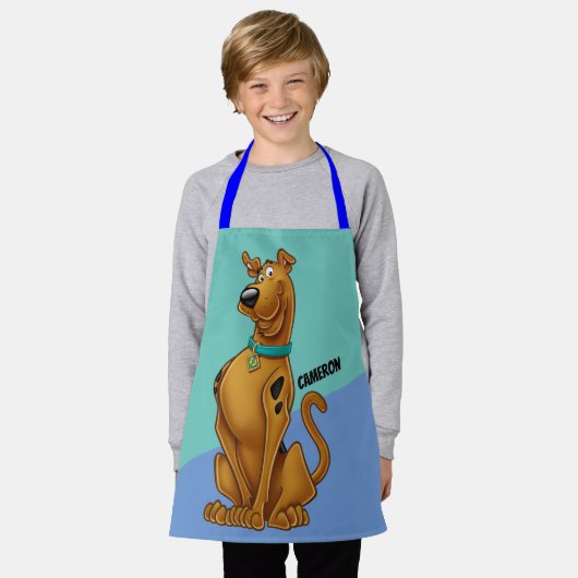 Scooby-Doo Airbrush-Pose Schürze (Getragen)