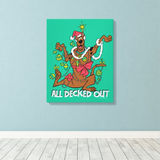 Scooby-Doo alle überdeckt Leinwanddruck (Insitu (Holzboden))