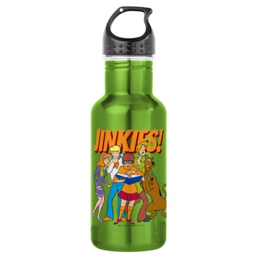 Scooby-Doo and the Gang Investigate Book Edelstahlflasche (Vorderseite)