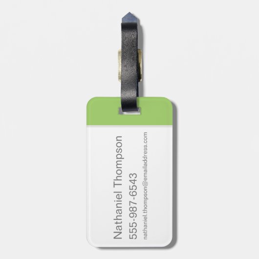 Scooby-Doo and the Gang Investigate Book Gepäckanhänger (Rückseite vertikal)