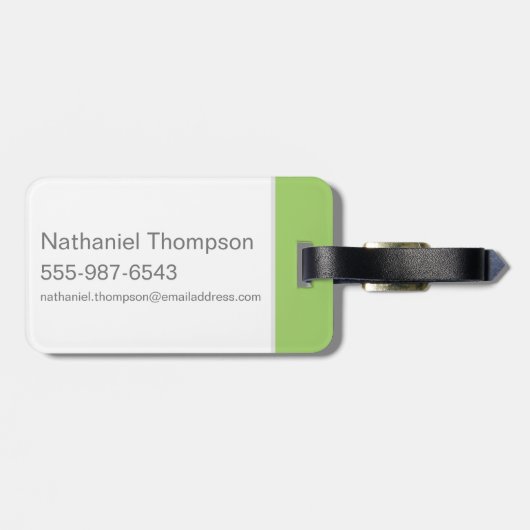 Scooby-Doo and the Gang Investigate Book Gepäckanhänger (Rückseite horizontal)