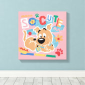 Scooby-Doo | Baby Scooby-Doo So Niedlich Leinwanddruck (Insitu (Holzboden))