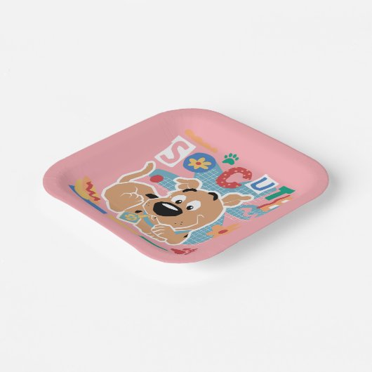 Scooby-Doo | Baby Scooby-Doo So Niedlich Pappteller (Gewinkelt)