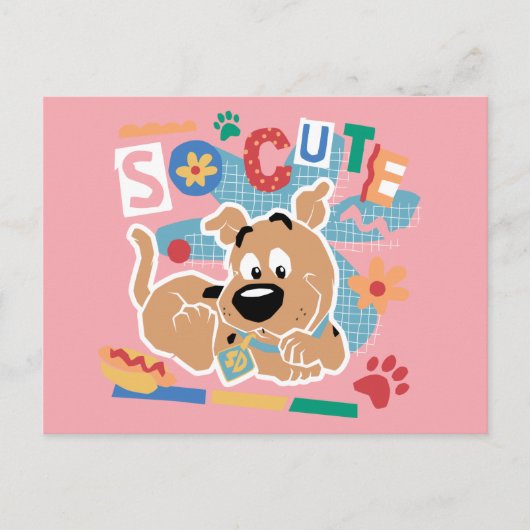 Scooby-Doo | Baby Scooby-Doo So Niedlich Postkarte (Vorderseite)