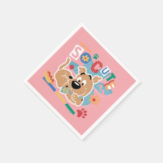Scooby-Doo | Baby Scooby-Doo So Niedlich Serviette (Ecke)