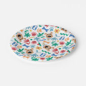 Scooby-Doo | Baby Scooby Doo So Niedliches Muster Pappteller (Schrägansicht)