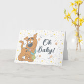 Scooby-Doo Baby Shower Karte (Gelbe Blume)
