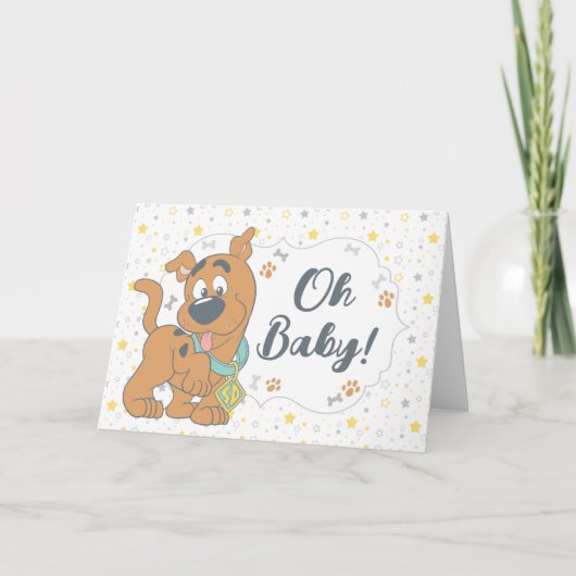 Scooby-Doo Baby Shower Karte (Vorderseite)