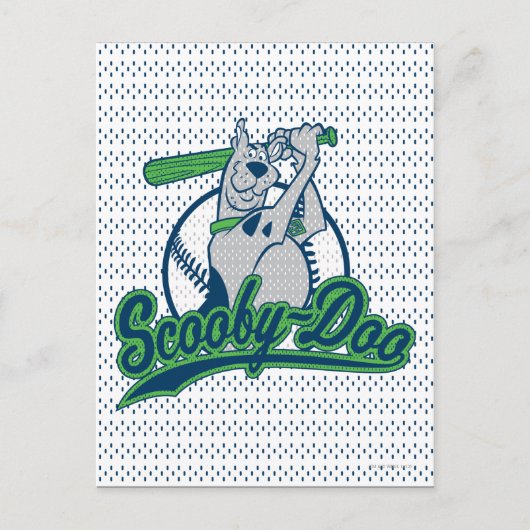 Scooby-Doo-Baseball-Logo Postkarte (Vorderseite)