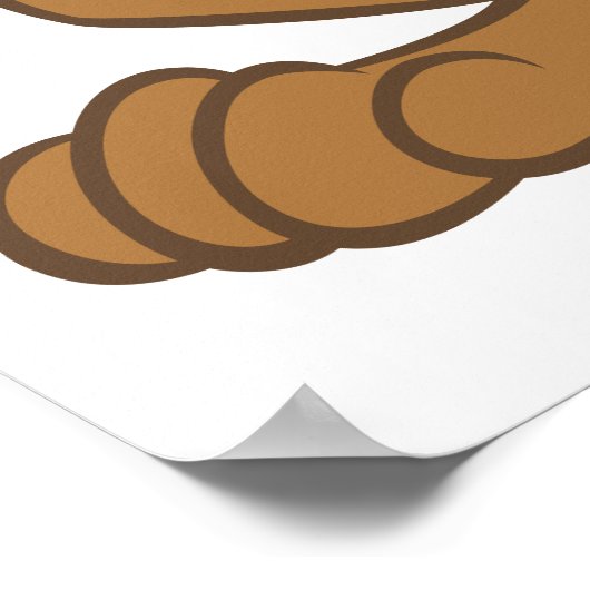 Scooby-Doo Bashful-Pose Poster (Ecke)