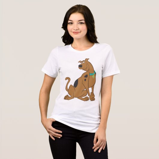 Scooby-Doo Bashful-Pose Tri-Blend Shirt (Vorderseite voll)
