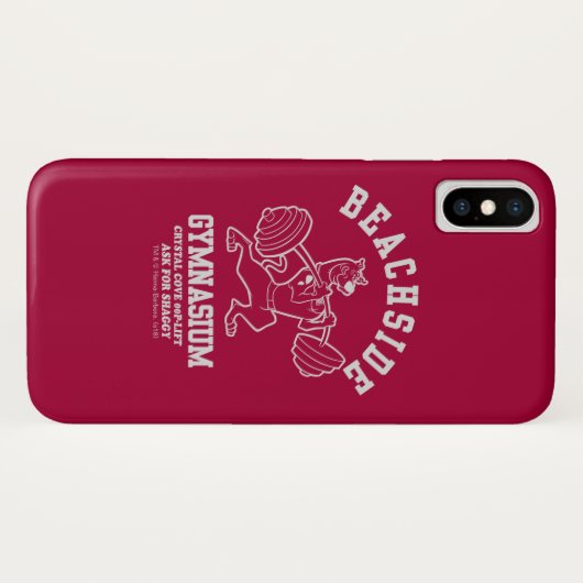Scooby-Doo "Beachside Gymnasium" Weightlifting Case-Mate iPhone Hülle (Rückseite (Horizontal))