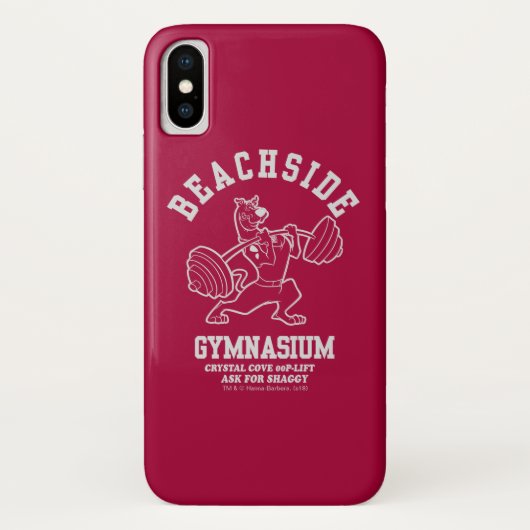 Scooby-Doo "Beachside Gymnasium" Weightlifting Case-Mate iPhone Hülle (Rückseite)