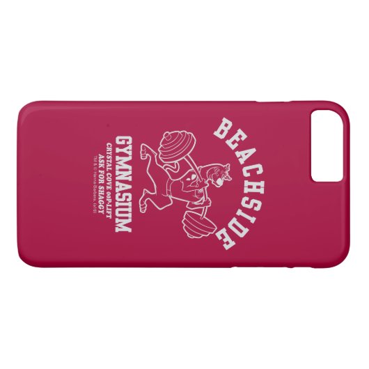 Scooby-Doo "Beachside Gymnasium" Weightlifting Case-Mate iPhone Hülle (Rückseite (Horizontal))