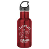 Scooby-Doo "Beachside Gymnasium" Weightlifting Edelstahlflasche (Vorderseite)