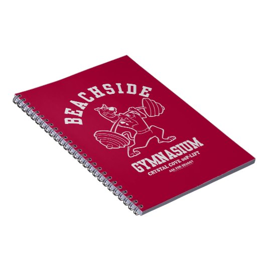 Scooby-Doo "Beachside Gymnasium" Weightlifting Notizblock (Rechte Seite)