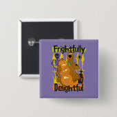 Scooby-Doo beängstigend reizvoll Button (Vorne & Hinten)