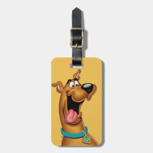 Scooby-Doo begeistert Gepäckanhänger (Vorderseite vertikal)
