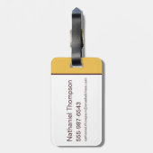 Scooby-Doo begeistert Gepäckanhänger (Rückseite vertikal)