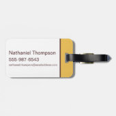 Scooby-Doo begeistert Gepäckanhänger (Rückseite horizontal)