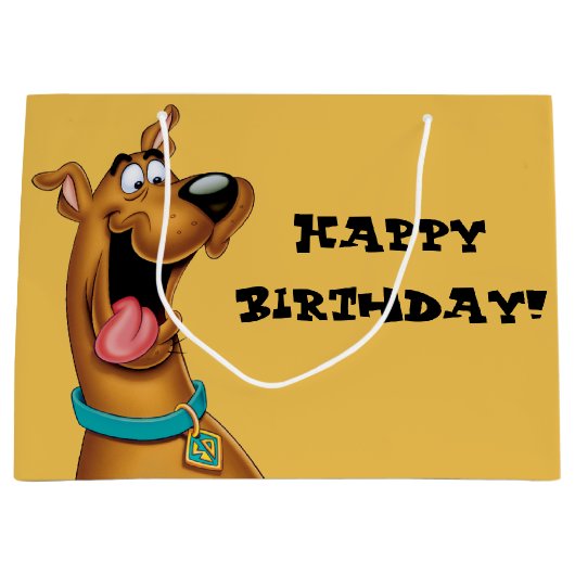Scooby-Doo begeistert Große Geschenktüte (Vorderseite)