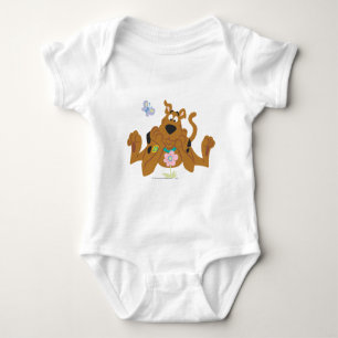Scooby-Doo bewundern Blume Baby Strampler