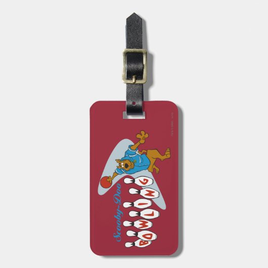 Scooby-Doo Bowling Gepäckanhänger (Vorderseite vertikal)