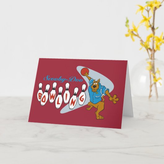 Scooby-Doo Bowling Karte (Gelbe Blume)