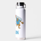 Scooby-Doo Bowling | Name hinzufügen Trinkflasche (Rückseite)