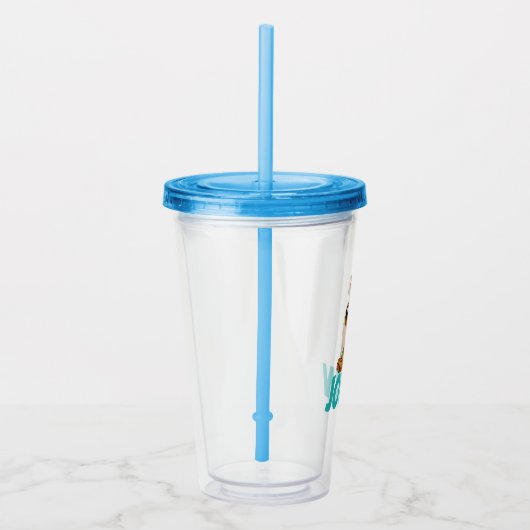 Scooby-Doo bricht auf Acryltrinkbecher (Rechts)