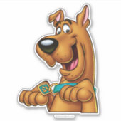 Scooby-Doo bricht auf Aufkleber (Vorderseite)