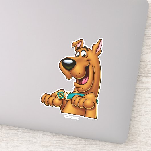 Scooby-Doo bricht auf Aufkleber (Detail)