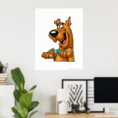 Scooby-Doo bricht auf Poster (Heimbüro)