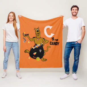 Scooby-Doo   C ist für Candy Fleecedecke
