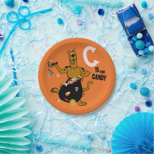 Scooby-Doo | C ist für Candy Pappteller (Party)