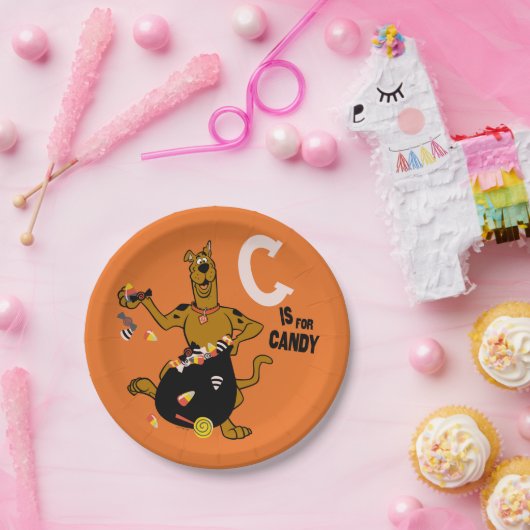 Scooby-Doo | C ist für Candy Pappteller (Party)