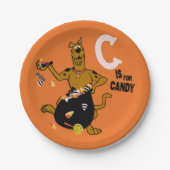 Scooby-Doo | C ist für Candy Pappteller (Vorderseite)