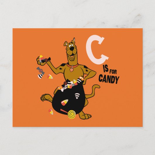 Scooby-Doo | C ist für Candy Postkarte (Vorderseite)
