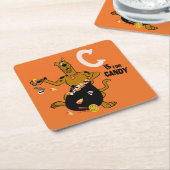 Scooby-Doo | C ist für Candy Rechteckiger Pappuntersetzer (angewinkelt)