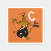 Scooby-Doo | C ist für Candy Serviette (Vorderseite)